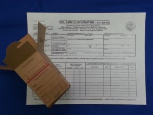 Cover photo for Soil Testing During COVID-19 Mitchell County Extension Office Closure