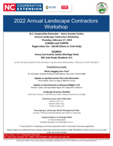 Cover photo for 2022 Annual Landscape Contractors Workshop